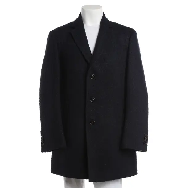 Overcoat, in Navy, Wool, Baldessarini
