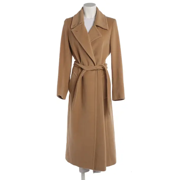 Übergangsmantel, in Beige, Wolle, Max Mara