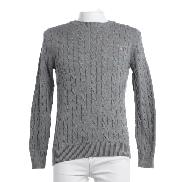 Pullover, in Grau, Baumwolle, Gant