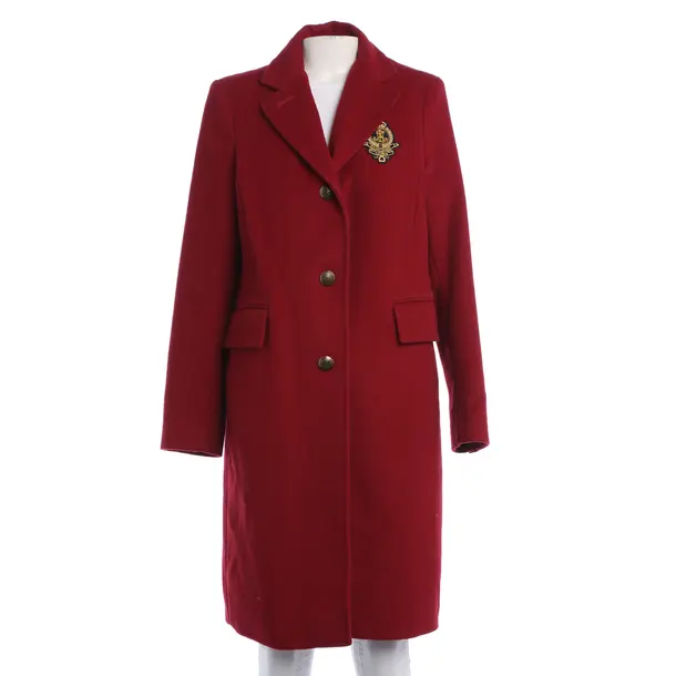 Mid-Season Coat, in Red, Wool, Lauren Ralph Lauren