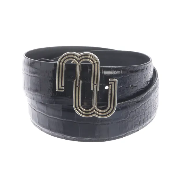 Belt, in Black, Leather, Maje