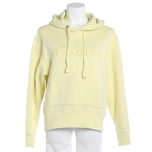 Sweatshirt, in Pastel Yellow, Cotton, Maison Hēroïne