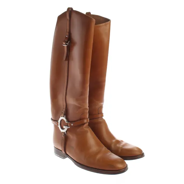 Stiefel, in Hellbraun, Gucci