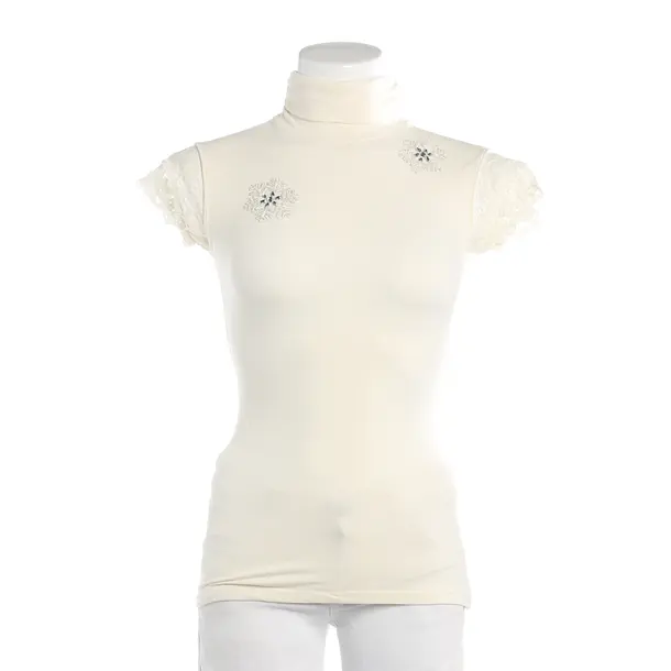 Shirt, in Cream, Cotton, Blumarine