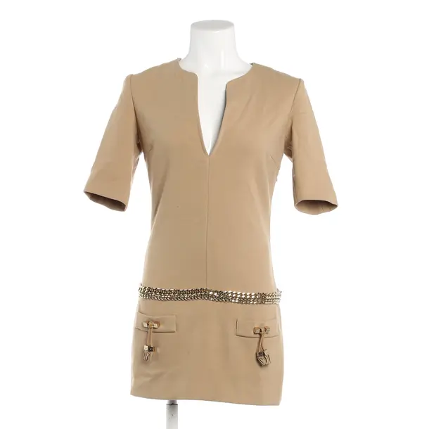 Cocktail Dress, in Camel, Polyester, Elisabetta Franchi