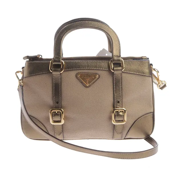 Handbag, in Brown, Polyester, Prada