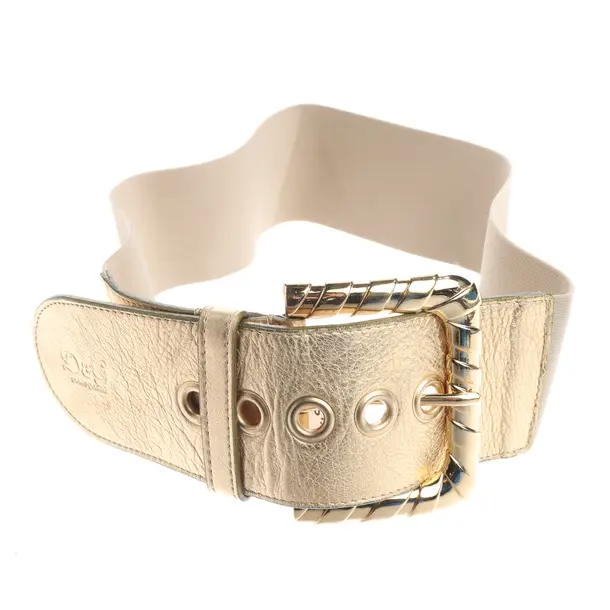 Belt, in Gold, Polyester, Dolce & Gabbana