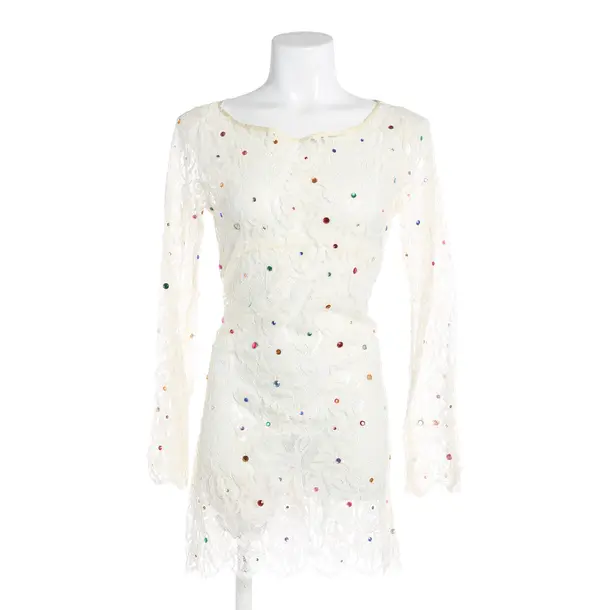 Cocktail Dress, in Cream, Cotton, Velvet by Graham and Spencer