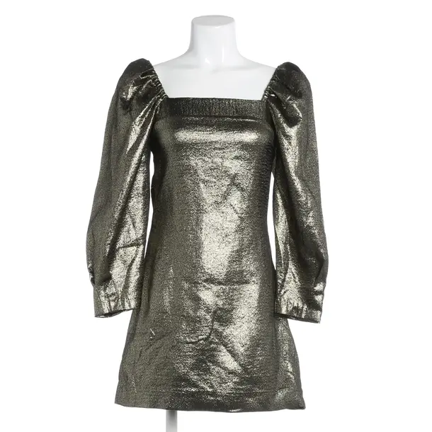 Cocktail Dress, in Gold, Cotton, Sandro