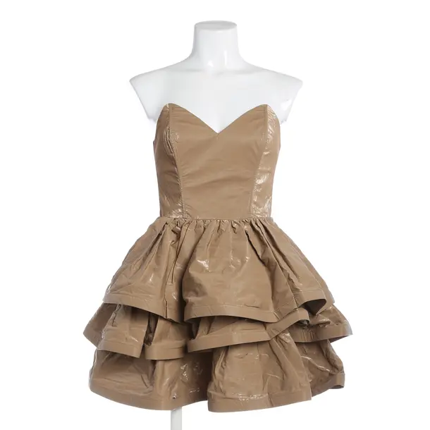 Cocktail Dress, in Camel, Polyamide, Elisabetta Franchi