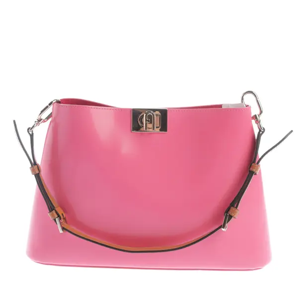 Schultertasche, in Rosa, Leder, Furla