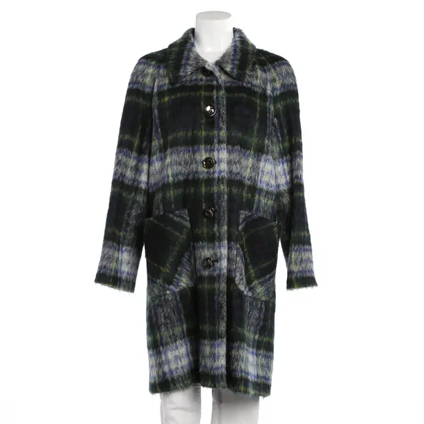 Mid-Season Coat, in Multicolored, Wool, Moschino