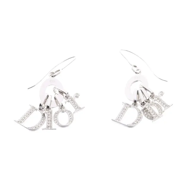 Earrings, in Silver, Metal (metallic, metallized), Dior