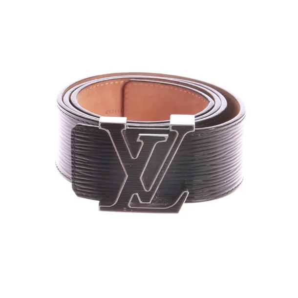 Belt, in Black, Leather, Louis Vuitton