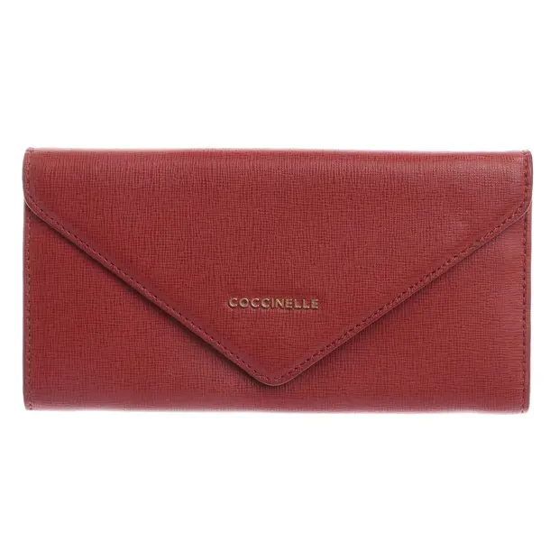 Wallet, in Red, Leather, Coccinelle