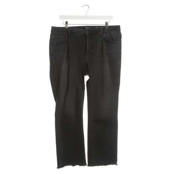 Straight Fit Jeans, in Dark Gray, Cotton, Raffaello Rossi