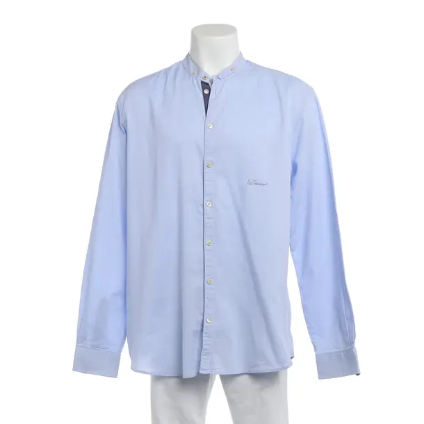 Hemd, in Hellblau, Baumwolle, Luis Trenker