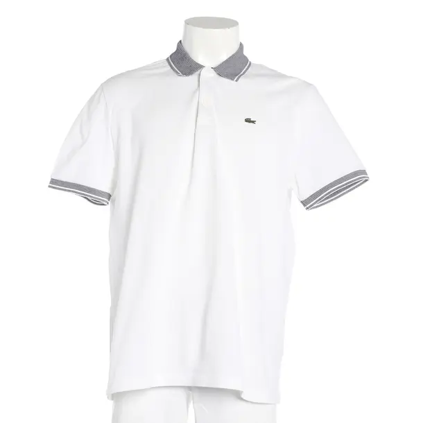 Poloshirt, in Weiß, Baumwolle, Lacoste