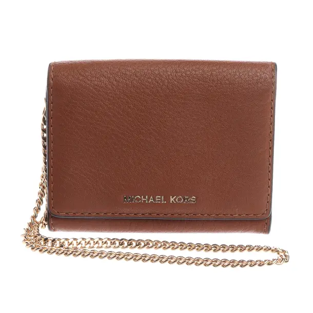 Geldbörse, in Braun, Leder, Michael Kors