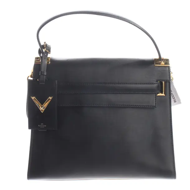 Handbag, in Black, Leather, Valentino
