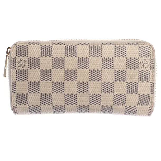 Geldbörse, in Beige, Leder, Louis Vuitton