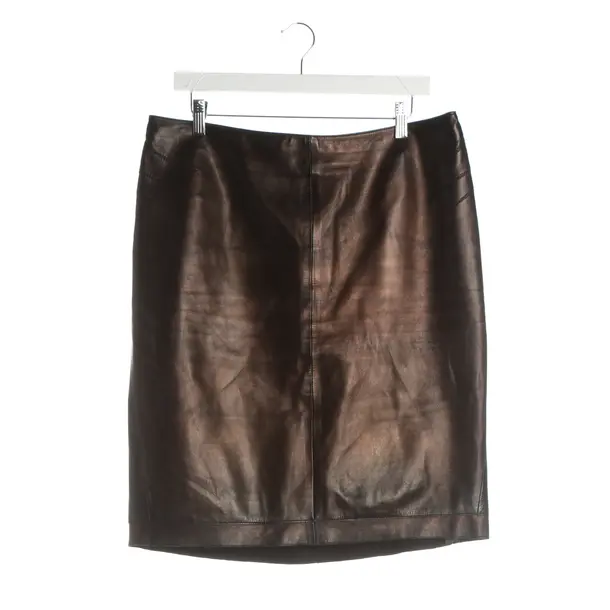 Rock, in Dunkelbraun, Leder, Valentino