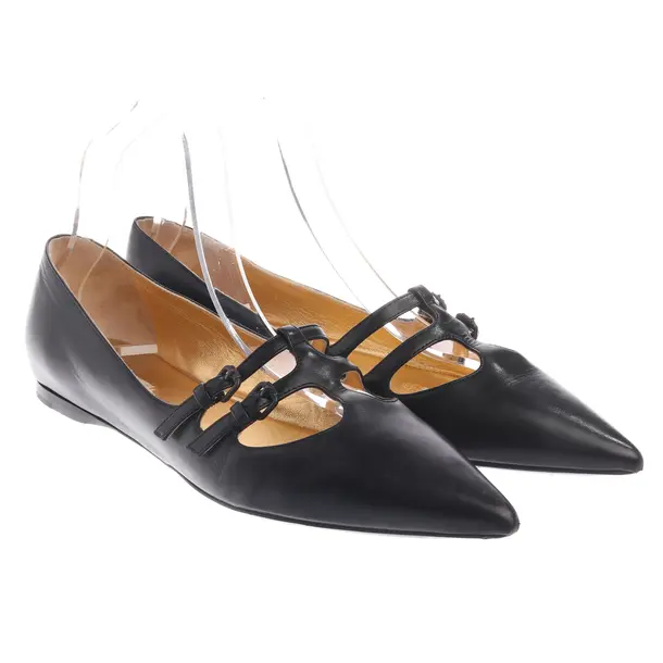 Ballerinas, in Schwarz, Bottega Veneta