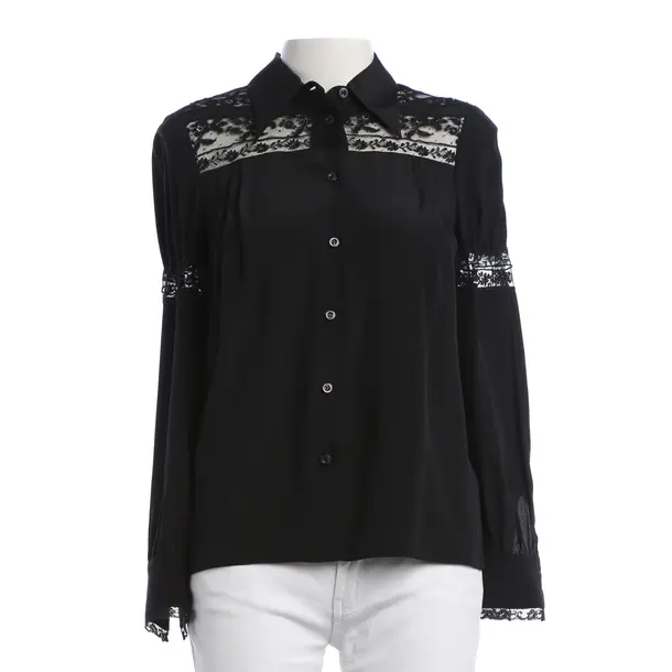Blouse, in Black, Silk, Prada