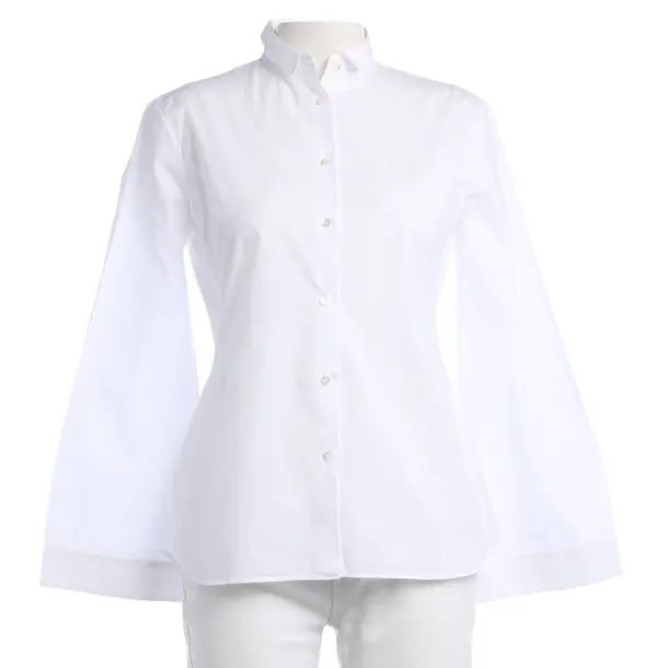 Bluse, in Weiß, Baumwolle, Jil Sander