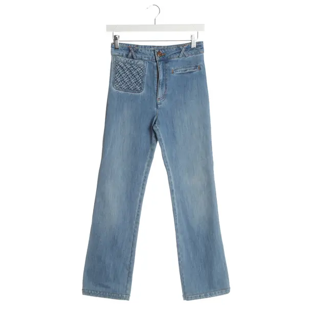 Jeans Flared, in Hellblau, Baumwolle, See by Chloé