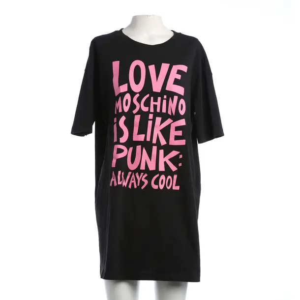 Dress, in Black, Cotton, Love Moschino
