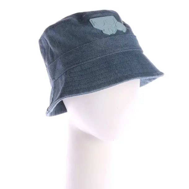 Hat, in Blue, Cotton, Karl Lagerfeld