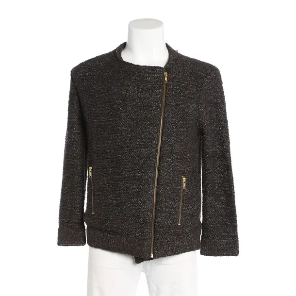 Cardigan, in Dark Gray, Cotton, Iheart