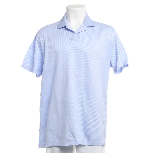 Polo Shirt, in Light Blue, Cotton, Loro Piana