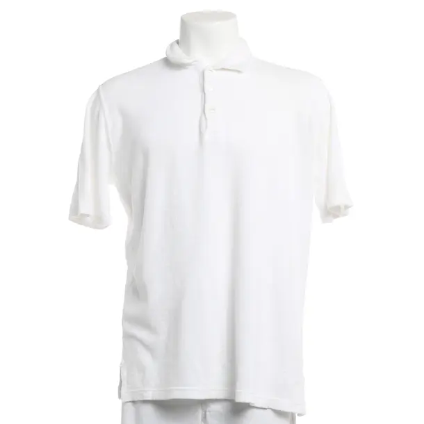 Poloshirt, in Weiß, Baumwolle, Fedeli