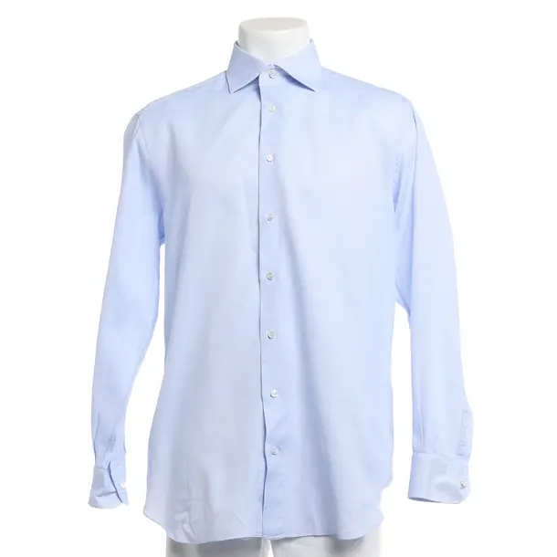 Shirt, in Light Blue, Cotton, Brioni