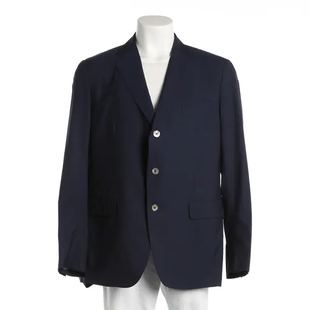 Blazer, in Navy, Wool, Caruso