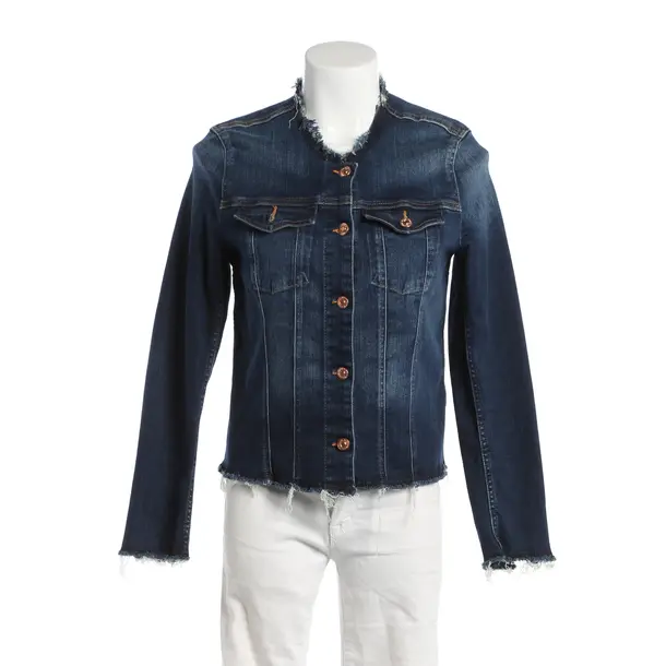 Jeansjacke, in Navy, Baumwolle, 7 for all mankind