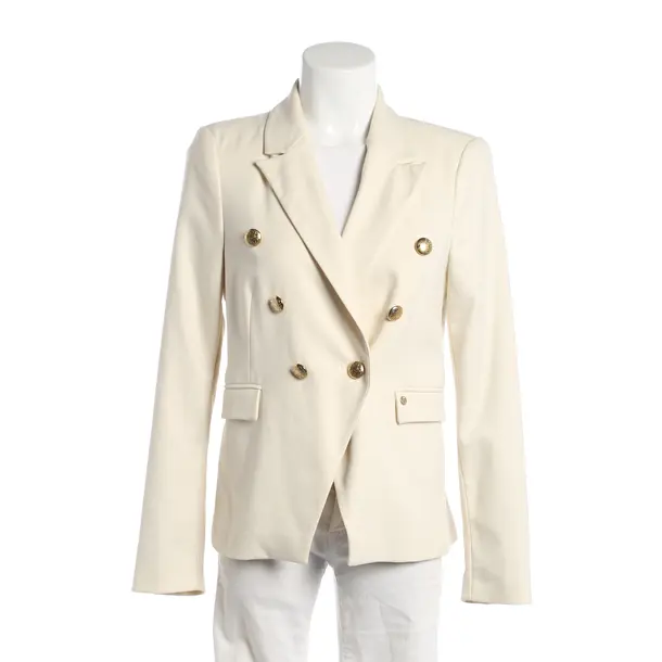 Blazer, in Cream, Polyester, Mos Mosh