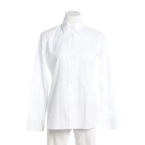 Blouse, in White, Cotton, Van Laack