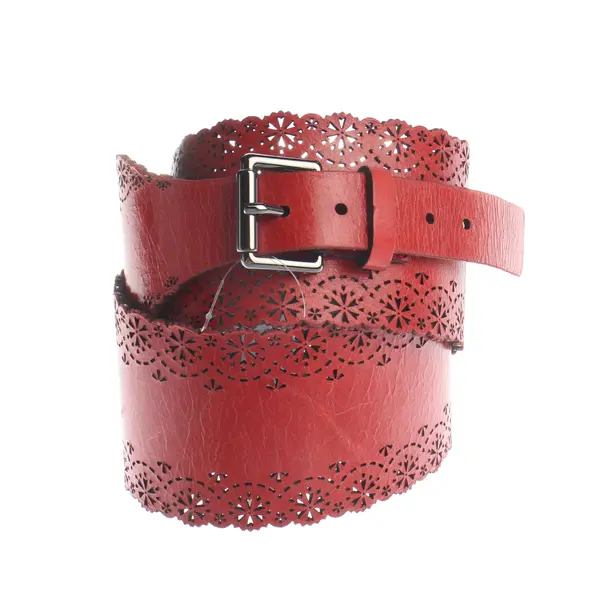 Gürtel, in Rot, Leder, Talbot Runhof