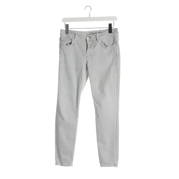Skinny Jeans, in Light Gray, Cotton, Closed