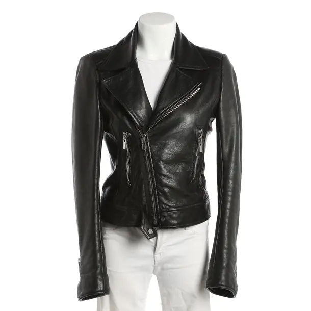 LeatherJacket, in Black, Leather, Balenciaga