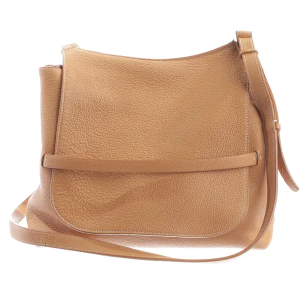 Schultertasche, in Hellbraun, Leder, The Row