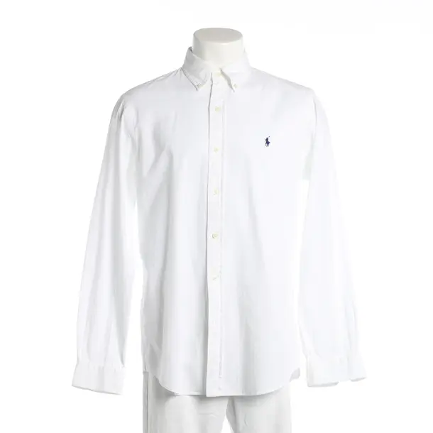 Shirt, in White, Cotton, Polo Ralph Lauren