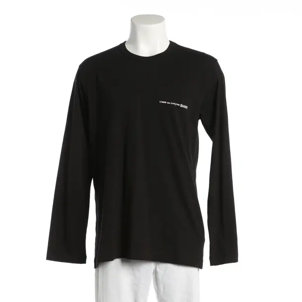 Long Sleeve Shirt, in Black, Cotton, Comme des Garcons