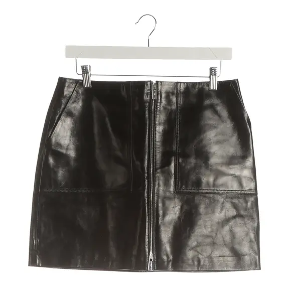 Rock, in Schwarz, Leder, Anine Bing