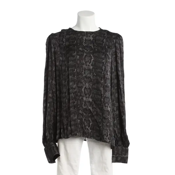 Blouse, in Dark Gray, Silk, Anine Bing