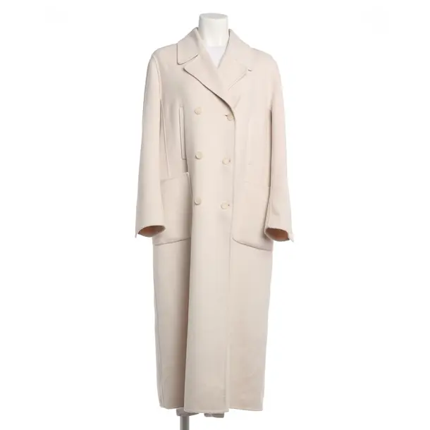 Mid-Season Coat, in Beige, Wool, Riani