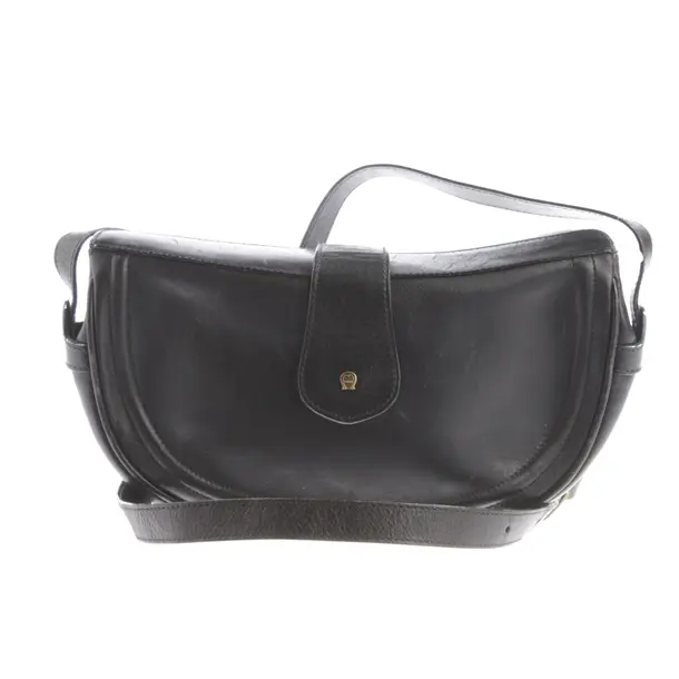 Cross Body Bag, in Black, Leather, Aigner